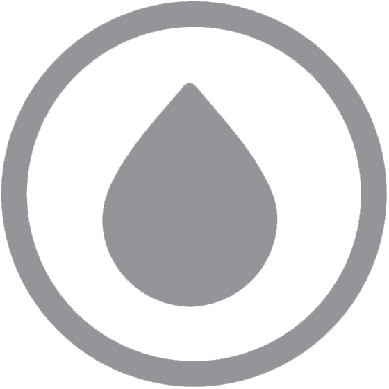 Low water consumption